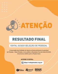 Resultado Final do Edital para processo seletivo