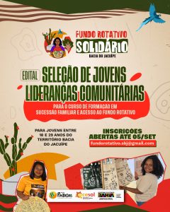 EDITAL DE SELEÇÃO DE JOVENS LIDERANÇAS COMUNITÁRIAS