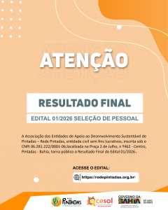 Resultado Final – Edital de Seleção